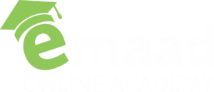 logo white with green e